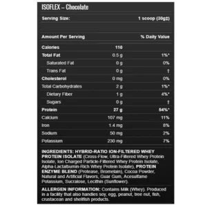 Alternative view of Allmax ISOFLEX, 5lb, Chocolate